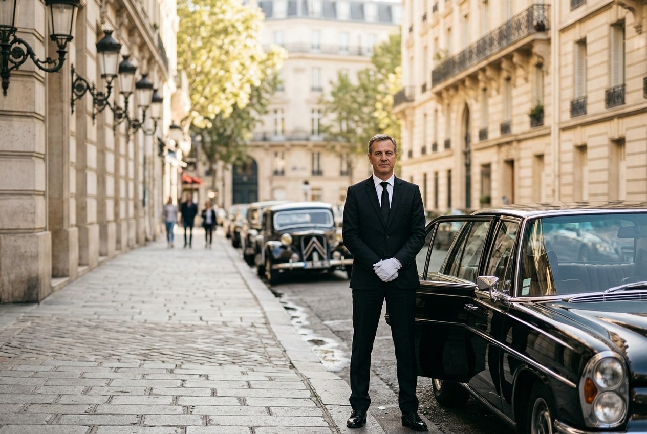 Chauffeur privé mis à disposition — Cedars Mobility Paris
